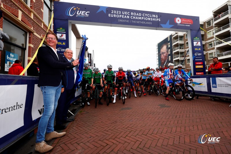 2023 UEC Road European Championships - Drenthe - Under 23 Men's Road Race - Coevorden - Col Du VAM 108 km - 22/09/2023 -  - photo Luca Bettini/SprintCyclingAgency?2023